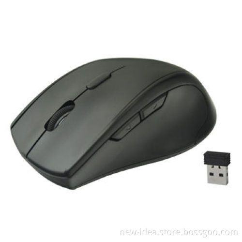 Wireless Mouse with 2.4GHz Frequency, 800 to 1,600DPI Hardware Resolution and Exquisite Design